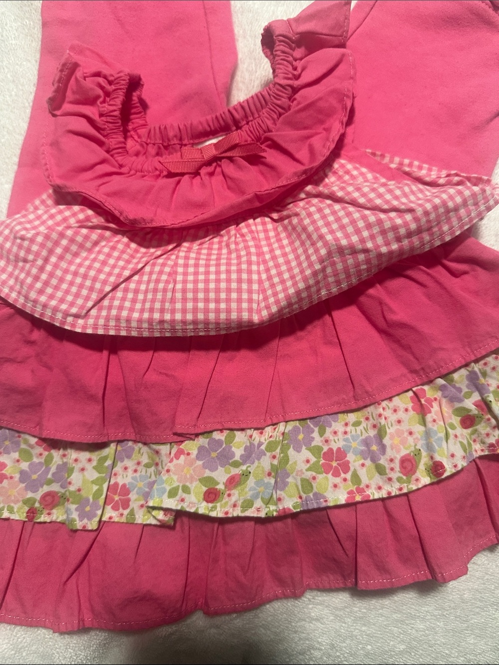 Gymboree Pink Ruffle Tank & Pants Matching Set - Picture 2 of 4
